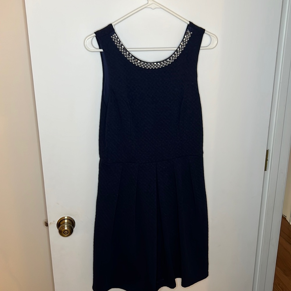Navy Sleeveless Dress